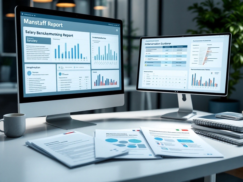 Professional HR reporting displaying systematic documentation provision with clear report generation, recommendation presentation, and implementation guidance frameworks. Framework ensures comprehensive insight delivery through established quality-assured channels. Professional HR reporting displaying systematic documentation provision with clear report generation, recommendation presentation, and implementation guidance frameworks. Framework ensures comprehensive insight delivery through established quality-assured channels.