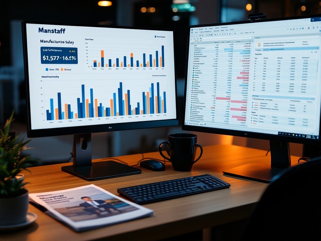 Professional salary analysis displaying systematic manufacturing sector evaluation with clear data visualizations including industry trend graphs, sector comparisons, and compensation benchmarks. Framework ensures comprehensive market verification through established quality-assured channels. Professional salary analysis displaying systematic manufacturing sector evaluation with clear data visualizations including industry trend graphs, sector comparisons, and compensation benchmarks. Framework ensures comprehensive market verification through established quality-assured channels.